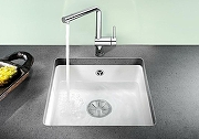 Кухонная мойка Blanco Subline 375-U 523726 Белая глянцевая-1