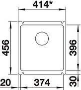 Кухонная мойка Blanco Subline 375-U 523726 Белая глянцевая-3