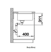Кухонная мойка Blanco Subline 375-U 523726 Белая глянцевая-4