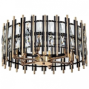 Люстра Artelamp Alruba A1043SP-6BK цвет плафона/подвески Прозрачный, цвет арматуры Черный