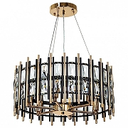 Люстра Artelamp Alruba A1043SP-6BK цвет плафона/подвески Прозрачный, цвет арматуры Черный-1