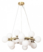 Люстра Artelamp Bolla-p1ccolo A3988SP-20AB цвет плафона/подвески Белый, цвет арматуры Бронза-1