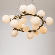 Люстра Artelamp Bolla-p1ccolo A3988SP-20AB цвет плафона/подвески Белый, цвет арматуры Бронза-2