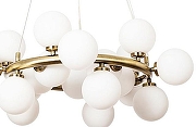 Люстра Artelamp Bolla-p1ccolo A3988SP-20AB цвет плафона/подвески Белый, цвет арматуры Бронза-3