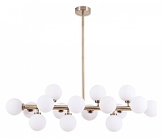 Люстра Artelamp Bolla-P1ccolo A3988SP-16AB цвет плафона/подвески Белый, цвет арматуры Бронза