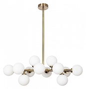 Люстра Artelamp Bolla-p1ccolo A3988SP-12AB цвет плафона/подвески Белый, цвет арматуры Бронза