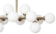 Люстра Artelamp Bolla-p1ccolo A3988SP-12AB цвет плафона/подвески Белый, цвет арматуры Бронза-2