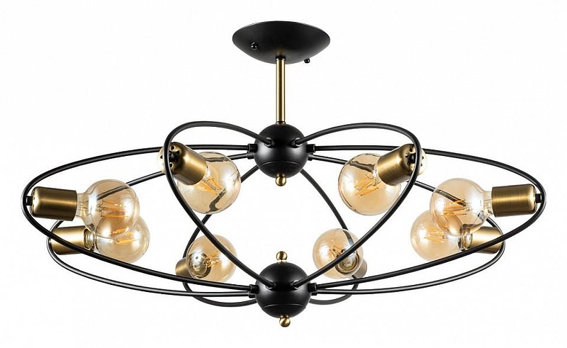 Люстра Artelamp Glasgow A1963PL-8BK 