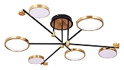 Люстра Artelamp Holly A1364PL-6PB цвет плафона/подвески Белый, цвет арматуры Медь