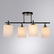 Люстра Artelamp Merope A4071PL-4BK цвет плафона/подвески Белый, цвет арматуры Черный-1