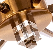 Люстра Artelamp North A5896LM-6PB цвет плафона/подвески Белый, цвет арматуры Медь-3