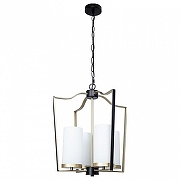 Люстра Artelamp Nuvola A7017SP-4BK цвет плафона/подвески Белый, цвет арматуры Черный-1