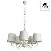 Люстра Artelamp Orlean A9310LM-5WG цвет плафона/подвески Белый, цвет арматуры Золото, Белый-2