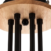 Люстра Artelamp Oxford A2716PL-6BK цвет плафона/подвески Прозрачный, Коричневый, цвет арматуры Черный-3