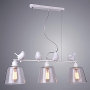 Люстра Artelamp Passero A4289SP-3WH цвет плафона/подвески Прозрачный, цвет арматуры Белый-1