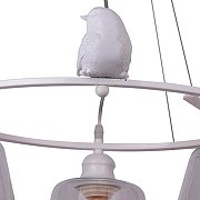 Люстра Artelamp Passero A4289LM-3WH цвет плафона/подвески Прозрачный, цвет арматуры Белый-3