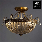 Люстра Artelamp Schelenberg A4410PL-3SR цвет плафона/подвески Прозрачный, цвет арматуры Латунь-2