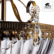 Люстра Artelamp Schelenberg A4410PL-3SR цвет плафона/подвески Прозрачный, цвет арматуры Латунь-3