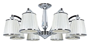 Люстра Artelamp Talitha A4047PL-8CC цвет плафона/подвески Белый, Хром, цвет арматуры Хром, Черный, Белый