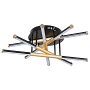 Люстра Artelamp Fernando A2199PL-5BK цвет плафона/подвески Черный, Золото, цвет арматуры Черный-1