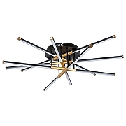 Люстра Artelamp Fernando A2199PL-6BK цвет плафона/подвески Черный, Золото, цвет арматуры Черный-1