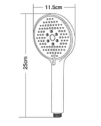 Ручной душ Orange S13HSb Черный матовый-6