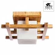 Потолочный светильник Artelamp Woods A8252PL-1BR цвет плафона/подвески Белый, цвет арматуры Коричневый-1