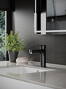 Смеситель для раковины Orange OneLife P07-021b Черный матовый-3