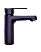 Смеситель для раковины Orange OneLife P07-021b Черный матовый-6