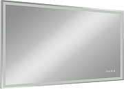 Зеркало Континент Mercury 1200х700 ЗЛП690 с подсветкой с сенсорным выключателем с подогревом с часами-3
