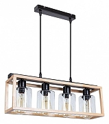 Люстра Artelamp Dubl1n A7025SP-4BK цвет плафона/подвески Коричневый, цвет арматуры Черный-1