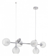 Люстра Artelamp Gemell1 A2150SP-6WG цвет плафона/подвески Белый, цвет арматуры Белый, Золото-1