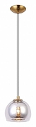 Подвесной светильник Artelamp Rastaban A7984SP-1PB цвет плафона/подвески Прозрачный, Хром, цвет арматуры Медь-1