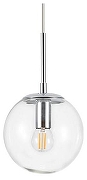Подвесной светильник Artelamp Volare A1915SP-1CC цвет плафона/подвески Прозрачный, цвет арматуры Хром