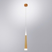 Подвесной светильник Artelamp Sab1k A6010SP-1SG цвет плафона/подвески Белый, Золото, цвет арматуры Золото-2