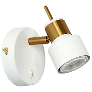 Настенный светильник Artelamp Almach A1906AP-1WH цвет плафона/подвески Белый, цвет арматуры Белый-1