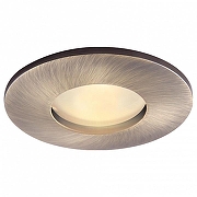 Встраиваемый светильник Artelamp Aqua A5440PL-1AB цвет плафона/подвески Прозрачный, цвет арматуры Бронза