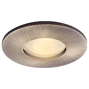 Встраиваемый светильник Artelamp Aqua A5440PL-1AB цвет плафона/подвески Прозрачный, цвет арматуры Бронза-1