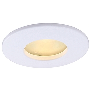 Встраиваемый светильник Artelamp Aqua A5440PL-1WH цвет плафона/подвески Прозрачный, цвет арматуры Белый-1