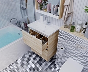 Тумба под раковину 1MarKa New Aris 60П Ц0000014411 подвесная Дуб Сонома-3