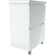 Тумба под раковину 1MarKa New Aris 70Н Ц0000019919 Белый глянец-1