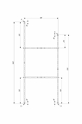 Каркас для ванны Marka One Alisa 170x75 03али1775 Черный-1