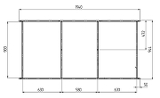 Каркас для ванны Marka One 200x100 03пу2010 Черный-1