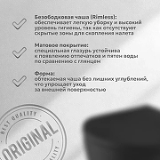 Унитаз-компакт CeramaLux 2166MB Черный матовый с бачком и сиденьем Микролифт-1