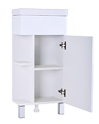 Тумба с раковиной Orange Мини 40 R Mini2-40TUW+Ra Белый-4