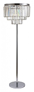 Торшер Divinare Nova 3001/02 PN-6 цвет плафона/подвески Прозрачный, цвет арматуры Хром