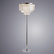 Торшер Divinare Nova 3001/02 PN-6 цвет плафона/подвески Прозрачный, цвет арматуры Хром-1