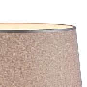 Торшер Maytoni Bergamo MOD613FL-01B цвет плафона/подвески Светло-серый, цвет арматуры Хром, Черный-6