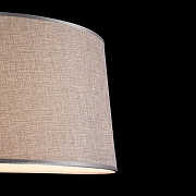 Торшер Maytoni Bergamo MOD613FL-01B цвет плафона/подвески Светло-серый, цвет арматуры Хром, Черный-7