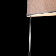 Торшер Maytoni Bergamo MOD613FL-01B цвет плафона/подвески Светло-серый, цвет арматуры Хром, Черный-8